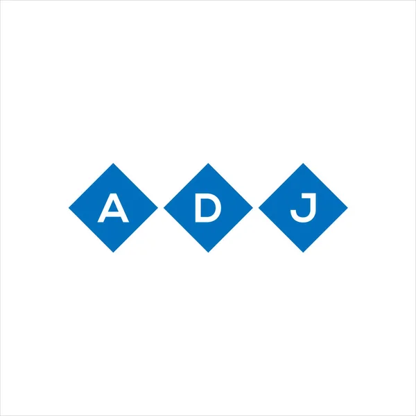 Adj字母标识的白色背景设计 Adj创意的首字母缩写字母标识概念 Adj字母设计 — 图库矢量图片