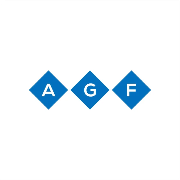 Agf 디자인 배경에 Agf 크리에이티브 이니셜 Agf 디자인 — 스톡 벡터