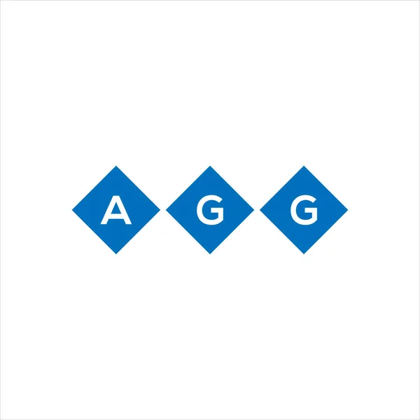 Agg 디자인 배경에 Agg 크리에이티브 이니셜은 개념이다 Agg 디자인 — 스톡 벡터
