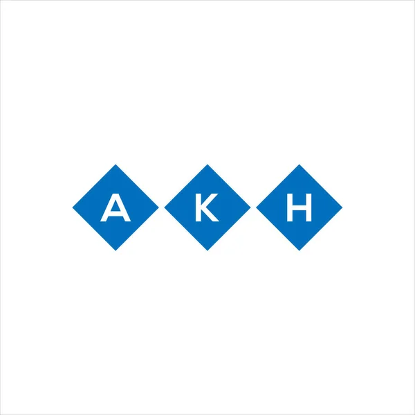 Akh Letter Logo Design Auf Weißem Hintergrund Akh Kreative Initialen — Stockvektor