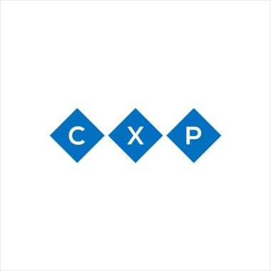 Beyaz arkaplanda CXPxza harf logosu tasarımı. Xza yaratıcı harflerin baş harfleri logo kavramı. xza harf tasarımı.