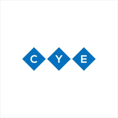 Beyaz arkaplanda CYExza harf logosu tasarımı. Xza yaratıcı harflerin baş harfleri logo kavramı. xza harf tasarımı.