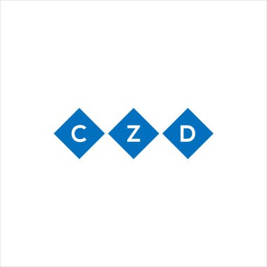 Beyaz arkaplanda CZDxza harf logosu tasarımı. Xza yaratıcı harflerin baş harfleri logo kavramı. xza harf tasarımı.
