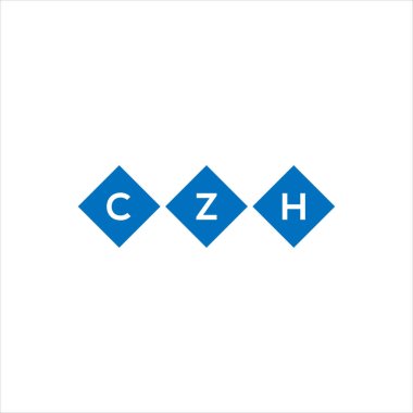 Beyaz arkaplanda CZHxza harf logosu tasarımı. Xza yaratıcı harflerin baş harfleri logo kavramı. xza harf tasarımı.