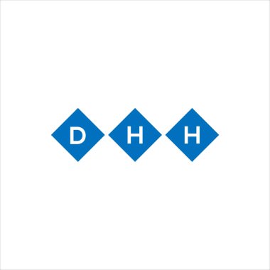 Beyaz arkaplanda DHxza harf logosu tasarımı. Xza yaratıcı harflerin baş harfleri logo kavramı. xza harf tasarımı.