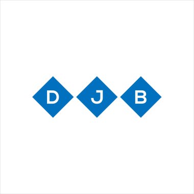 Beyaz arkaplanda DJBxza harf logosu tasarımı. Xza yaratıcı harflerin baş harfleri logo kavramı. xza harf tasarımı.
