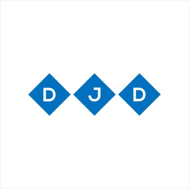 Beyaz arka planda DJDxza harf logosu tasarımı. Xza yaratıcı harflerin baş harfleri logo kavramı. xza harf tasarımı.