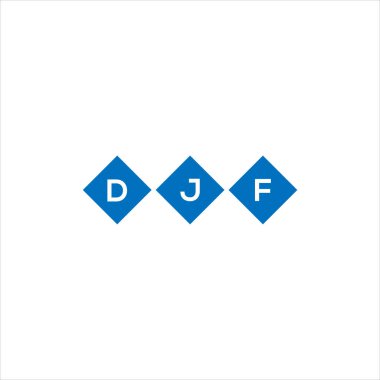 Beyaz arkaplanda DJFxza harf logosu tasarımı. Xza yaratıcı harflerin baş harfleri logo kavramı. xza harf tasarımı.