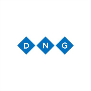 Beyaz arka planda DNGxza harf logosu tasarımı. Xza yaratıcı harflerin baş harfleri logo kavramı. xza harf tasarımı.