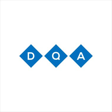Beyaz arkaplanda DQAxza harf logosu tasarımı. Xza yaratıcı harflerin baş harfleri logo kavramı. xza harf tasarımı.