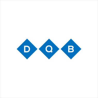 Beyaz arkaplanda DQBxza harf logosu tasarımı. Xza yaratıcı harflerin baş harfleri logo kavramı. xza harf tasarımı.