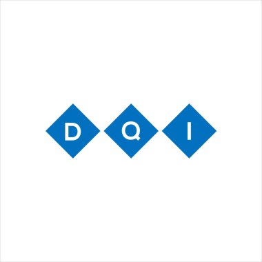Beyaz arkaplanda DQIxza harf logosu tasarımı. Xza yaratıcı harflerin baş harfleri logo kavramı. xza harf tasarımı.