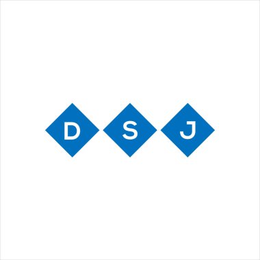 Beyaz arkaplanda DSJxza harf logosu tasarımı. Xza yaratıcı harflerin baş harfleri logo kavramı. xza harf tasarımı.