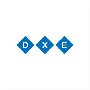 Beyaz arkaplanda DXExza harf logosu tasarımı. Xza yaratıcı harflerin baş harfleri logo kavramı. xza harf tasarımı.