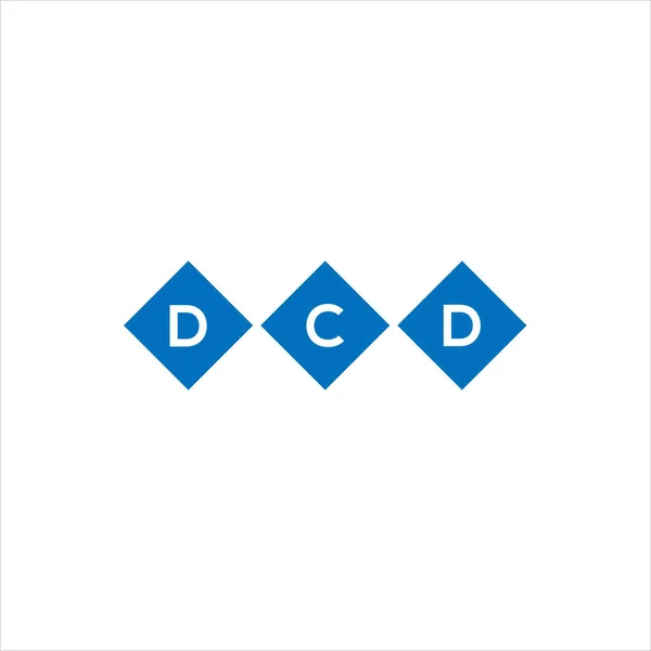 Dcdxza Buchstabe Logo Design Auf Weißem Hintergrund Xza Kreative Initialen — Stockvektor