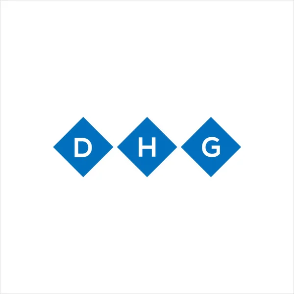 Dhgxza Buchstabe Logo Design Auf Weißem Hintergrund Xza Kreative Initialen — Stockvektor