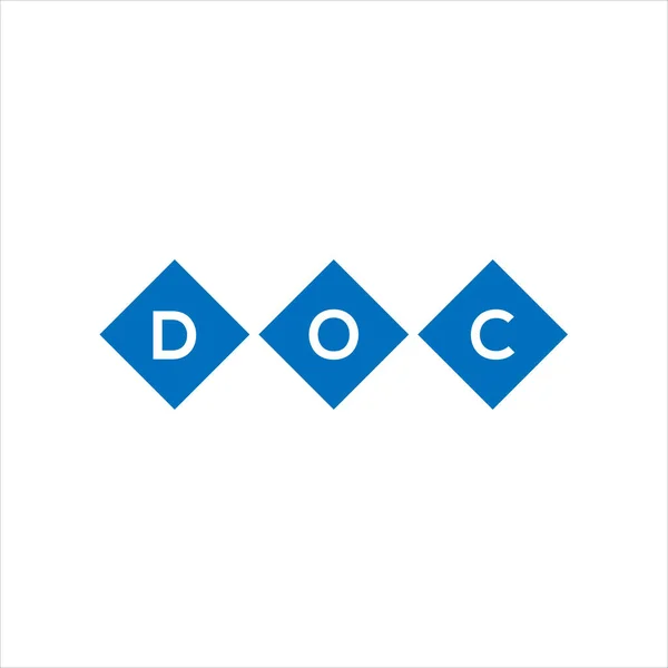 Docxza Logo Ontwerp Witte Achtergrond Xza Creatieve Initialen Letter Logo — Stockvector