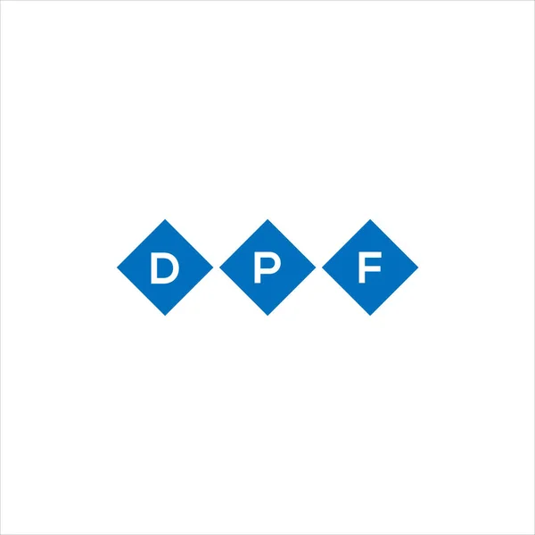 Dpfxza Письмо Дизайн Логотипа Белом Фоне Xza Творческие Инициалы Письмо — стоковый вектор