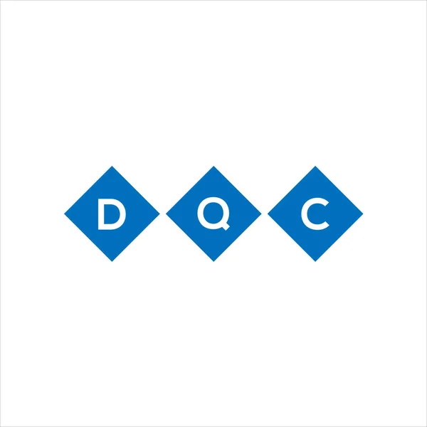 Diseño Del Logotipo Letra Dqcxza Sobre Fondo Blanco Xza Iniciales — Vector de stock