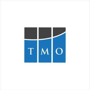 Beyaz arkaplanda TMO harf logosu tasarımı. TMO yaratıcı harflerin baş harfleri logo kavramı. TMO harf tasarımı.