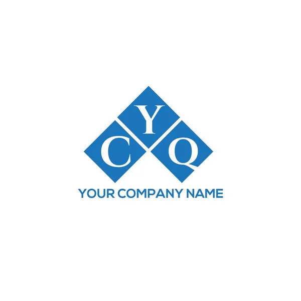 Ycq Brev Logotyp Design Vit Bakgrund Ycq Kreativa Initialer Brev — Stock vektor