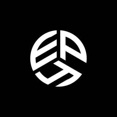 Beyaz arkaplanda EPY harf logosu tasarımı. EPY yaratıcı harflerin baş harfleri logo kavramı. EPY harf tasarımı.