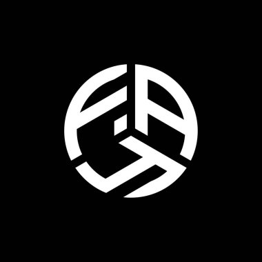 Beyaz arka planda Peri harfi logosu tasarımı. Peri yaratıcı harfler logosu konsepti. Peri harfi tasarımı.