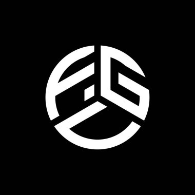 Beyaz arkaplanda FGV harf logosu tasarımı. FGV yaratıcı harflerin baş harfleri logo kavramı. FGV harf tasarımı.