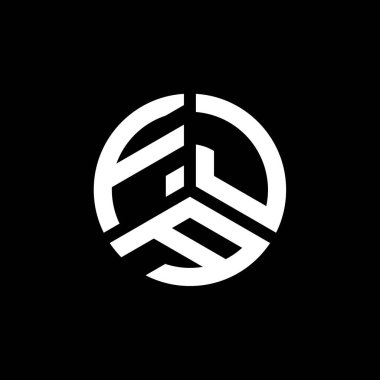 Beyaz arka planda FJA harf logosu tasarımı. FJA yaratıcı harflerin baş harfleri logo kavramı. FJA harf tasarımı.