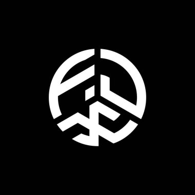 Beyaz arka planda FJX harfli logo tasarımı. FJX yaratıcı harflerin baş harfleri logo kavramı. FJX harf tasarımı.