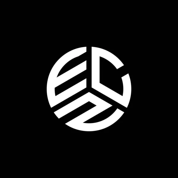 白い背景にEcz文字のロゴデザイン Eczクリエイティブイニシャルレターロゴコンセプト Eczレターデザイン — ストックベクタ