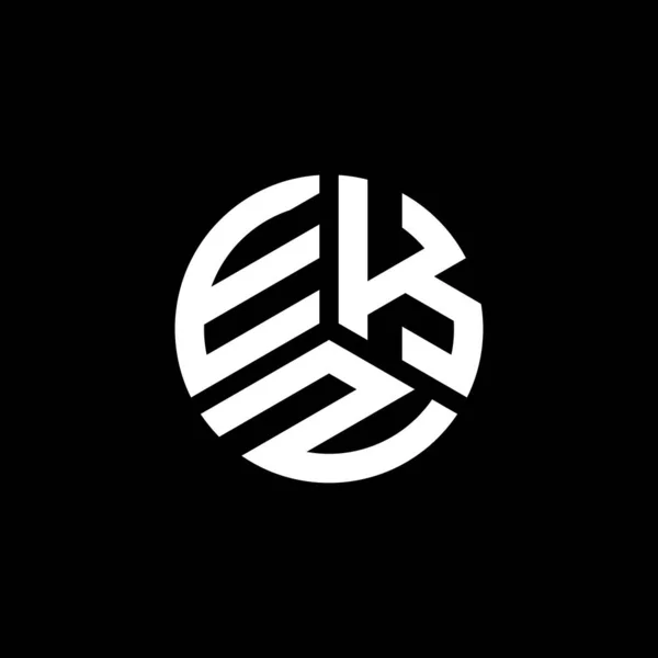 Дизайн Логотипа Ekz Белом Фоне Концепция Логотипа Ekz Creative Initials — стоковый вектор