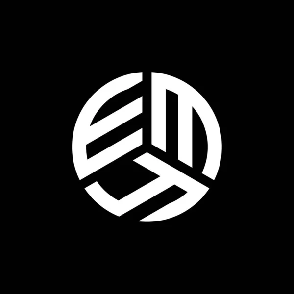 Дизайн Логотипа Emy Белом Фоне Креативные Инициалы Emy Буквенно Обозначают — стоковый вектор