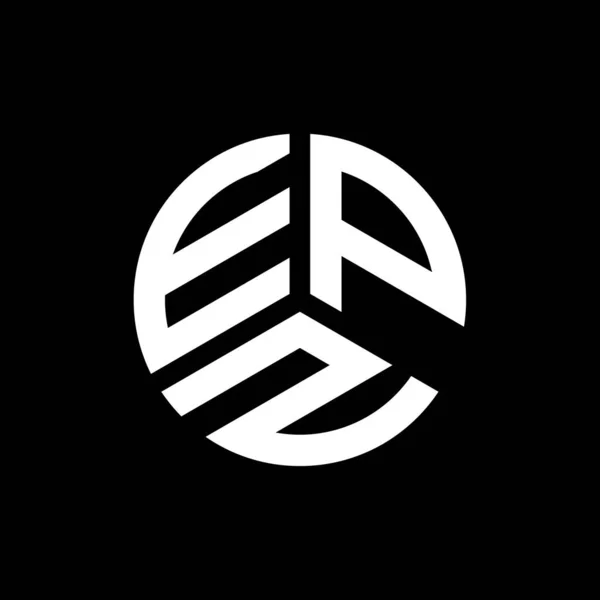 Beyaz Arkaplanda Epz Harf Logosu Tasarımı Epz Yaratıcı Harflerin Baş — Stok Vektör