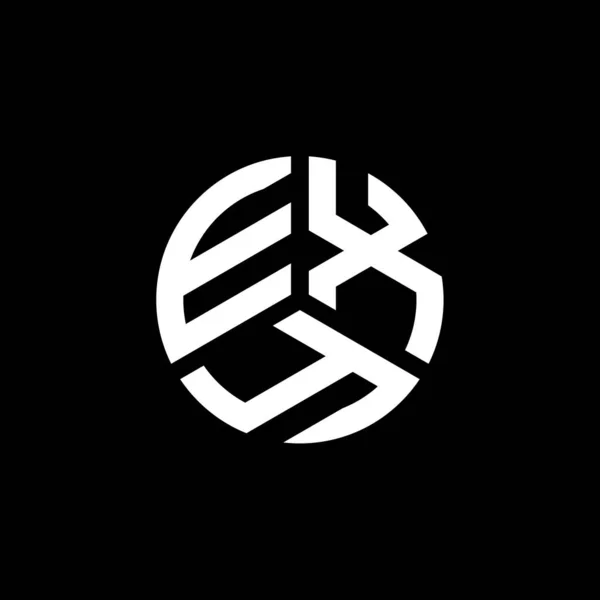 Exy Lettre Logo Design Sur Fond Blanc Exy Initiales Créatives — Image vectorielle