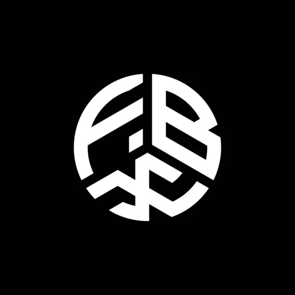 Design Logotipo Letra Fbx Fundo Branco Fbx Iniciais Criativas Conceito — Vetor de Stock