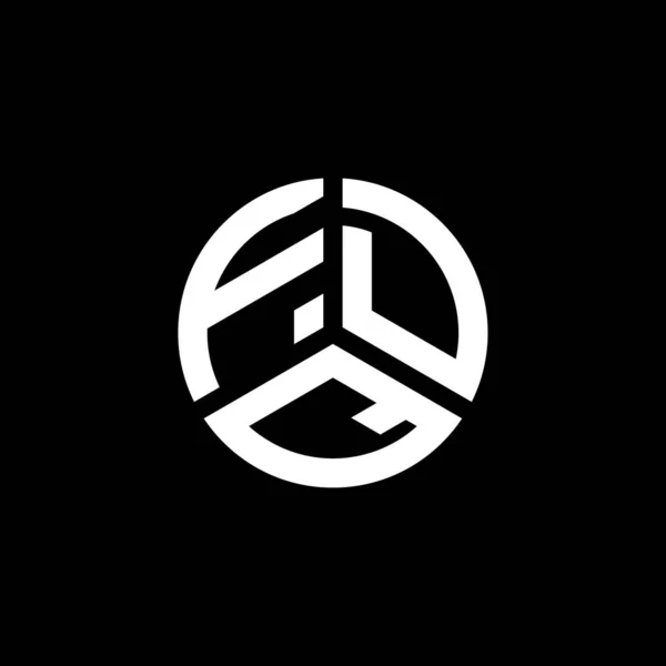 Дизайн Буквы Fdq Белом Фоне Концепция Логотипа Инициалами Fdq Дизайн — стоковый вектор