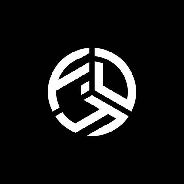 Diseño Del Logotipo Letra Fdy Sobre Fondo Blanco Fdy Iniciales — Archivo Imágenes Vectoriales