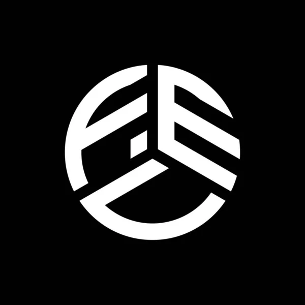 Projekt Logo Litery Fev Białym Tle Kreatywne Inicjały Fev Koncepcja — Wektor stockowy