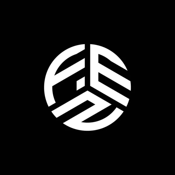 Beyaz Arka Planda Fez Harfli Logo Tasarımı Fez Yaratıcı Harflerin — Stok Vektör