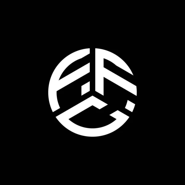 Ffc Brev Logotyp Design Vit Bakgrund Ffc Kreativa Initialer Brev — Stock vektor