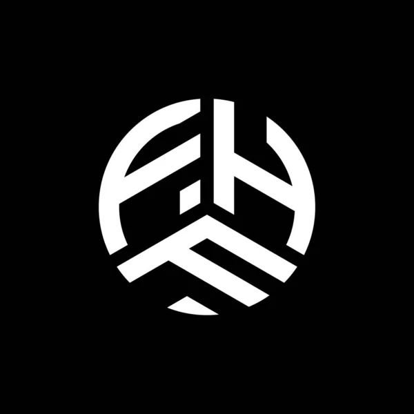Fhf Letter Logo Design Auf Weißem Hintergrund Fhf Kreative Initialen — Stockvektor