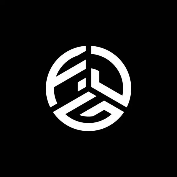 Logo Lettera Fjg Disegno Sfondo Bianco Fjg Creativo Iniziali Lettera — Vettoriale Stock