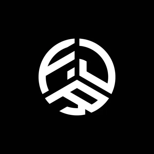 Beyaz Arka Planda Fjr Harf Logosu Tasarımı Fjr Yaratıcı Harflerin — Stok Vektör