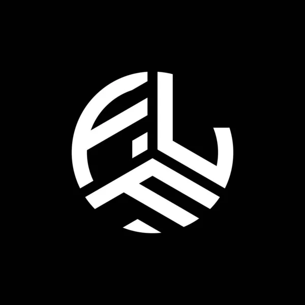 Flf Letter Logo Design White Background Flf Creative Initials Letter — Stock Vector