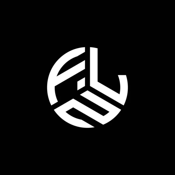 Fln Letter Logo Design White Background Fln Creative Initials Letter — Stock Vector