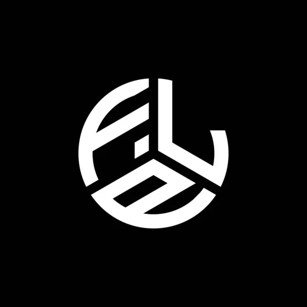 Форма Логотипу Flp Білому Тлі Творчі Ініціали Flp Мають Поняття — стоковий вектор
