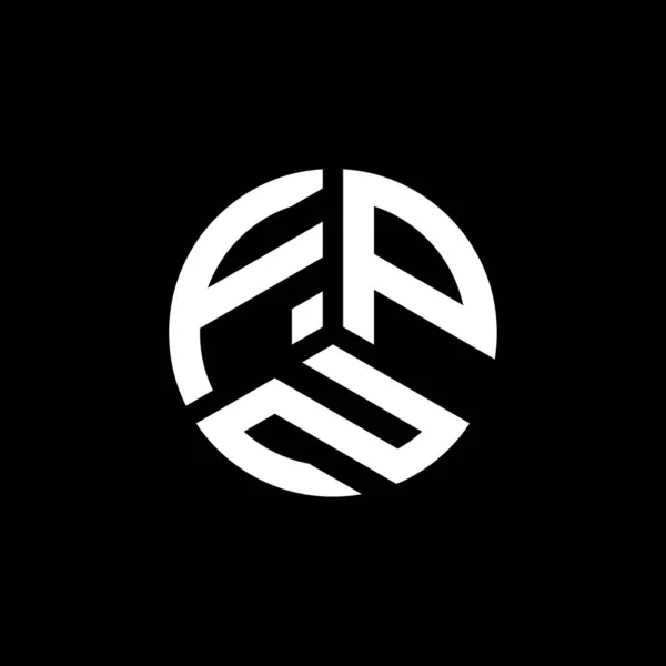 Projekt Logo Litery Fpn Białym Tle Fpn Twórcze Inicjały Litera — Wektor stockowy