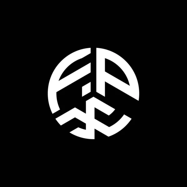 Дизайн Логотипу Літери Fpx Білому Тлі Fpx Креативні Ініціали Концепції — стоковий вектор