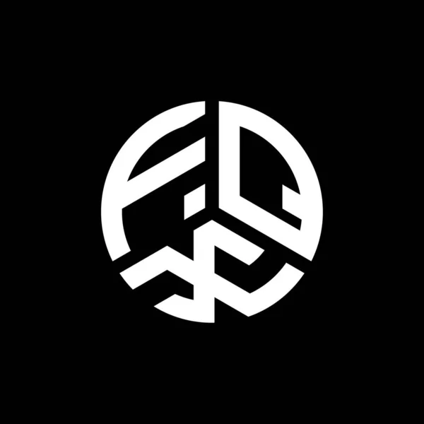 Diseño Del Logotipo Letra Fqx Sobre Fondo Blanco Fqx Iniciales — Archivo Imágenes Vectoriales
